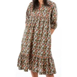 Saint Geraldine Vineyard Daisy Pollyjean Dress sz L